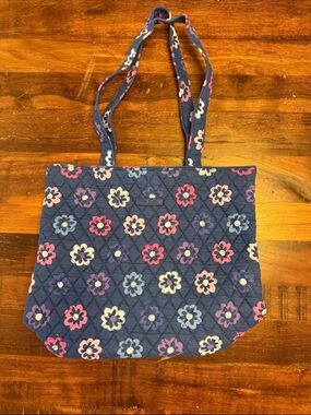 Vera Bradley Quilted Floral Shoulder Tote